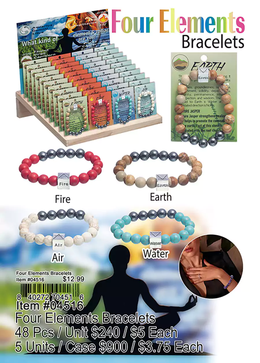 Four Elements Bracelets 48 Pcs.